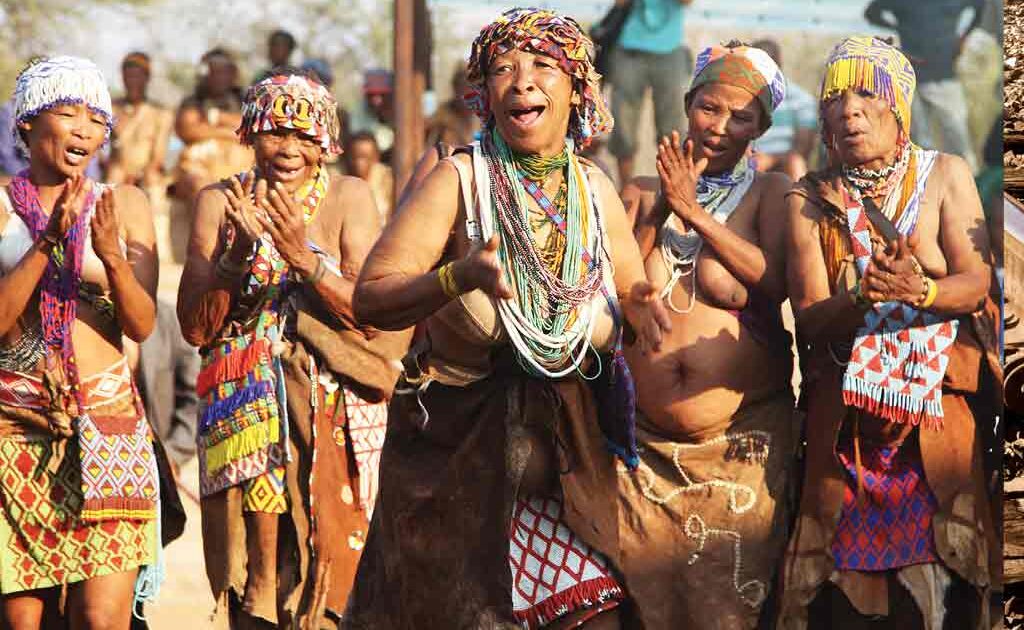 Pg-4-2-A-Basarwa-group-singing-and-dancing-at-annual-Kuru-festival-in-Dkar-village.-Pic-Kefilwe-Monosi-1024x630